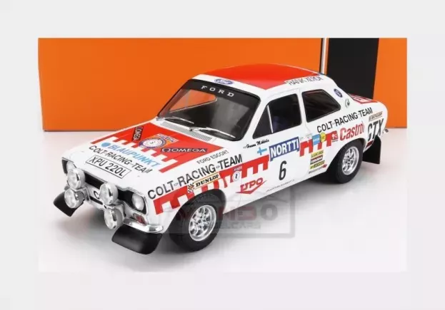 IXO Models Ford Escort Mki Rs 1600 night Version N 6 Rally 1000 Lakes 1974 H.mikkola J.davenport 1:18 18RMC141.22