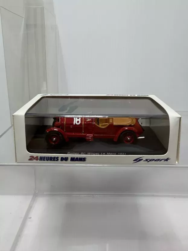Spark Alfa Romeo 8c 2300 Spider Team Lord Howe N 16 Winner 24h Le Mans 1931 Earl Howe Henry Birkin 1:43 43LM31