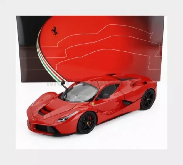 BBR Ferrari Laferrari 2013 Black Rims 1:18 BBR182221-8