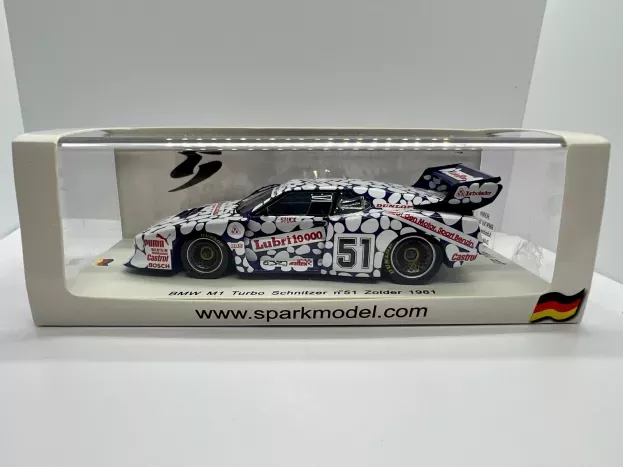 Spark Bmw M1 Turbo Schnitzer N 51 Zolder 1981 H.j.stuck 1:43 SG009