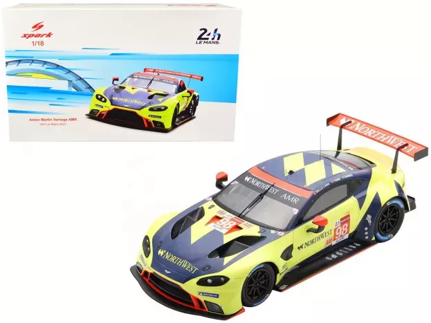 Spark Aston Martin Vantage Amr 4.5l V8 Turbo Team Aston Martin Racing N 98 24h Le Mans 2021 P.dalla Lana N.thiim M.gomes 1:18 18S706