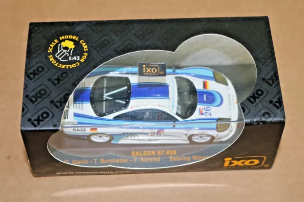 IXO Models Saleen S7 N 27 Sebring Winner Class 2001 O.gavin T.borchelle F.konrad 1:43 GTM012