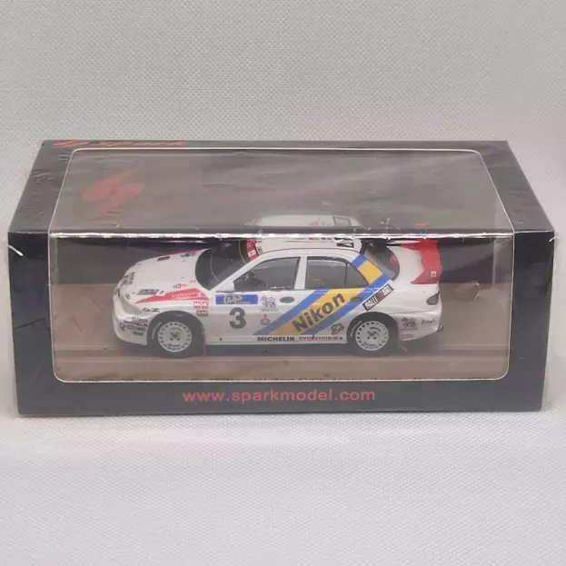 Spark Mitsubishi Lancer Evolution Iii N 3 2nd Rally Beijing Hong Kong 1995 A.vatanen F.pons 1:43 S6520