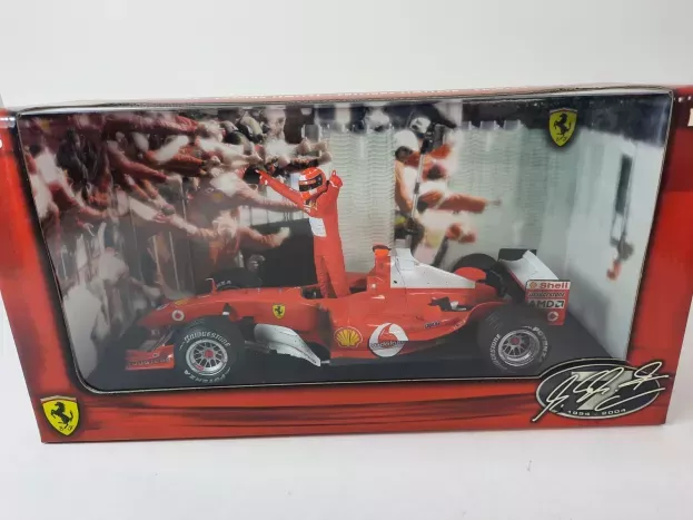 Hot Wheels Ferrari F1 F2004 N 1 Michael Schumacher Special Suzuka Japan Gp Edition 2004 World Champion 1:18 B6219