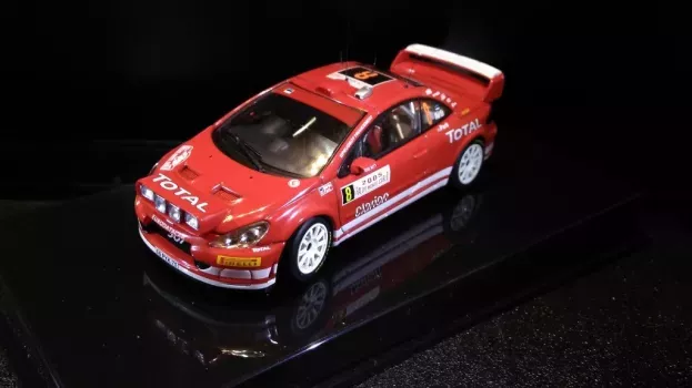 Autoart Peugeot 307 Wrc N 8 night Version Rally Montecarlo 2005 M.martin M.park 1:43 60555