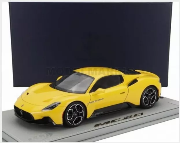 BBR Maserati Mc20 Yellow Genio 1:18 HE180051D