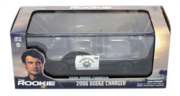 Greenlight Dodge Charger Coupe California Highway Patrol 2006 The Rookie 1:43 86634