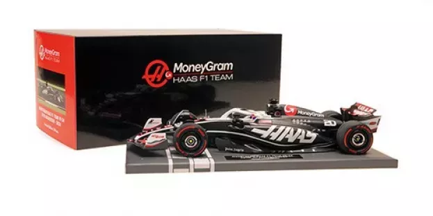 Minichamps Haas F1 Fw24 Team Moneygram Haas N 20 Season 2024 Kevin Magnussen 1:18 117240120