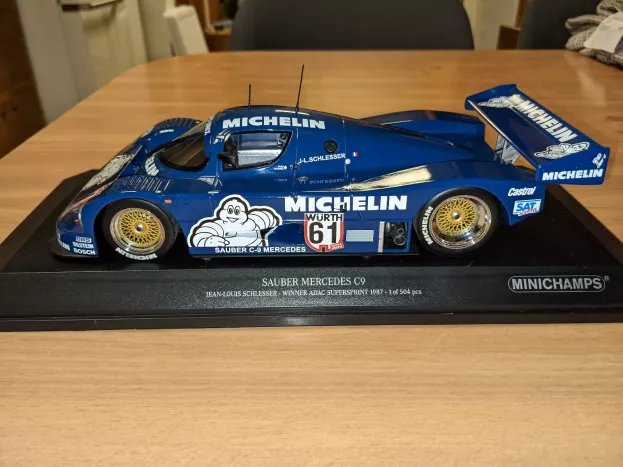 Minichamps Sauber C9 Mercedes Michelin N 61 Winner Adac Supersprint 1987 J-l.schlesser 1:18 155873581