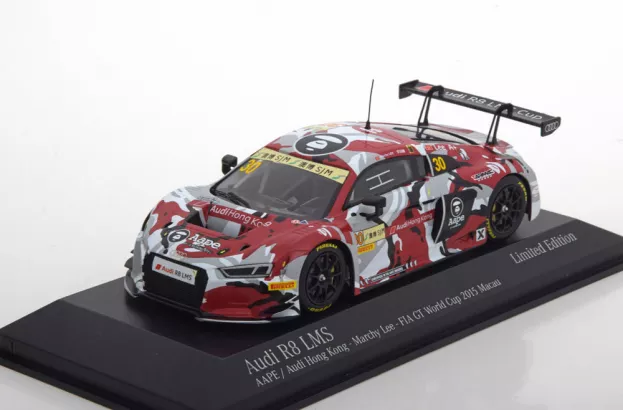 Minichamps Audi R8 Lms Team Audi Hong Kong N 30 Fia Gt World Cup Macau 2015 M.lee 1:43 437151130