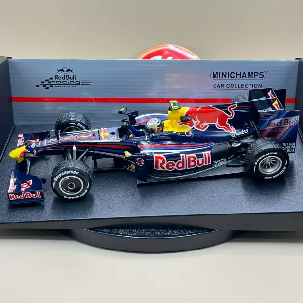 Minichamps Red Bull F1 Rb5 N 15 Winner Gp China rain Wheels 2009 S.vettel 1:18 150090115