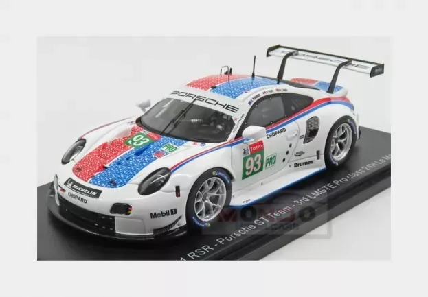 Spark Porsche 911 991 Rsr Team Porsche Gt N 93 3rd Lmgte Pro Class 22th 24h Le Mans 2019 P.pilet E.bamber N.tandy 1:43 S7938
