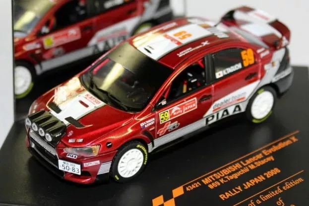 Vitesse Mitsubishi Lancer Evolution X N 59 Rally Japan 2008 night Version K.taguchi M.stacey 1:43 43421
