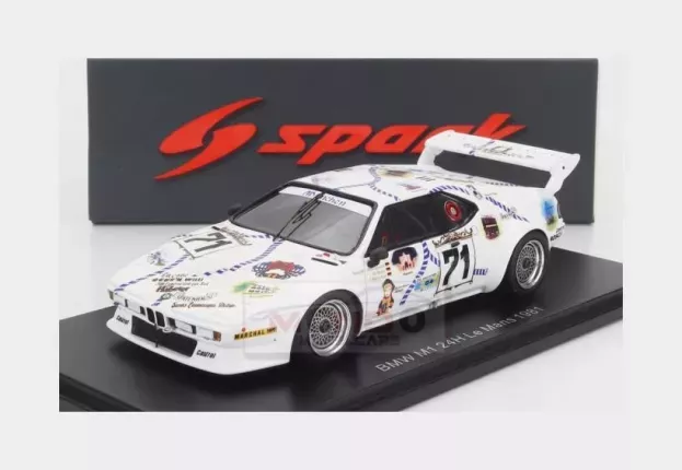 Spark Bmw M1 M88 3.5l N 71 Team Marko Rsm N 71 24h Le Mans 1981 C.danner L.von Bayern P.oberndorfer 1:43 S6404