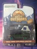 CHASE 2022 Ford Explorer Limited w/ Tent 1:64 Scale Model - Greenlight 38030F