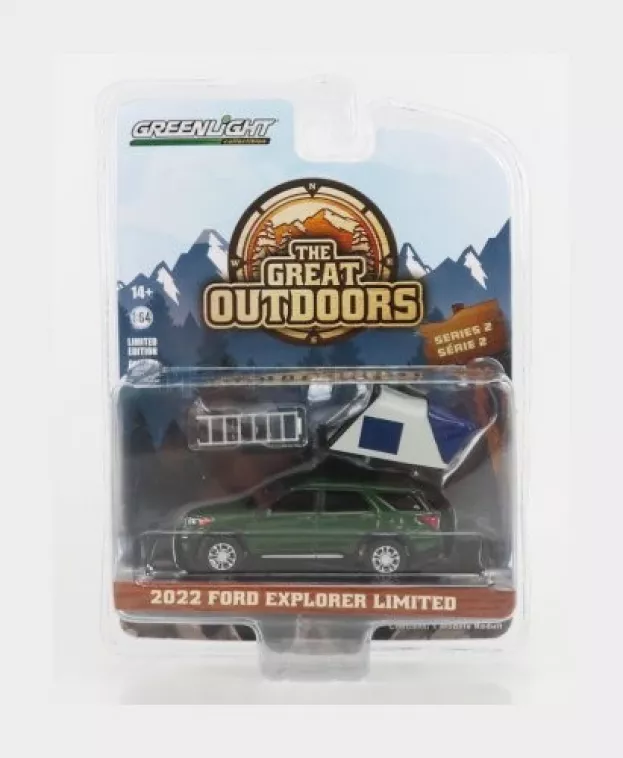 Greenlight Ford Explorer Limited 2022 The Great Outdoors 1:64 38030F