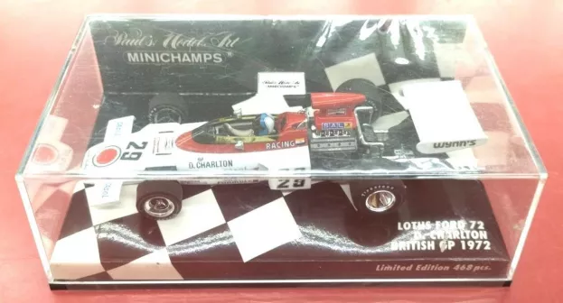 Minichamps Lotus F1 72d Ford N 29 Usa Gp 1972 Dave Charlton 1:43 400720029