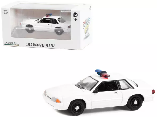 Greenlight Ford Mustang Ssp Police 1987 1:64 43008