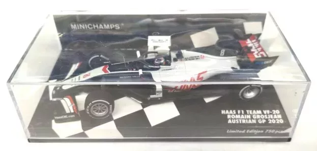 Minichamps Haas F1 Vf-20 N 8 Austrian Gp 2020 R.grosjean 1:43 417200108