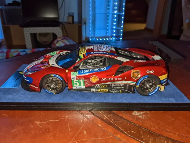 Looksmart Ferrari 488 Gte Evo 3.9l Turbo V8 Team Af Corse N 51 2nd Lmgte Pro Class 24h Le Mans 2020 J.calado A.pier Guidi S.serra 1:18 LS18LM023