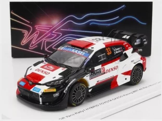 Spark Toyota Yaris Gr Hybrid Rally1 Team Toyota Gazoo Racing Wrt N 33 4th Rally Montecarlo 2023 E.evans S.martin 1:43 S6719