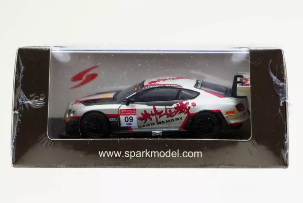 Spark Bentley Continental Gt3 Team Bentley Team Absolute N 9 China Gt Championship 2017 Hard Memory H.geng A.imperatori 1:64 Y106