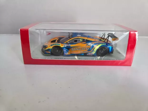 Spark Mclaren 720s Gt3 Team Abssa Motorsport N 61 Blancpain Gt World Challenge Asia 2019 P.bhirombhakdi K.sawa 1:43 SA208