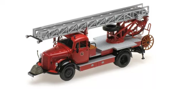 Minichamps Mercedes L3500 Dl17 Truck Scala Feuerwehr Bensheim 1950 1:43 439350080