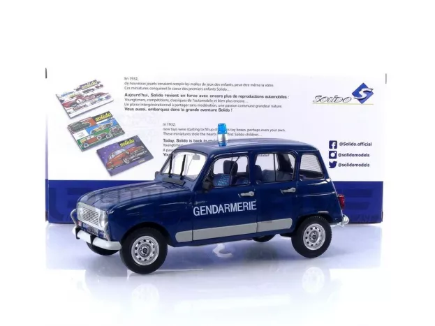 Solido Renault R4 Gtl Gendarmerie 1986 1:18 1800104
