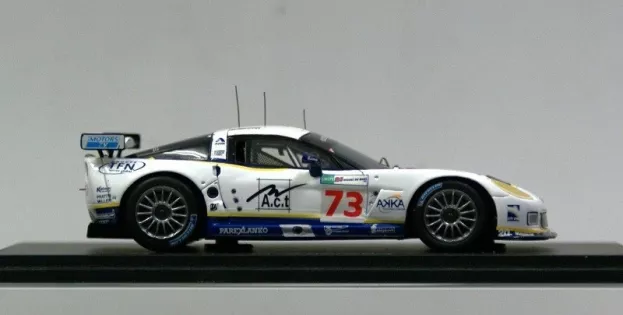 Spark Chevrolet Corvette C6-r Team Luc Alphand Aventures N 73 24h Le Mans 2008 J-l.blanchemain P.gouselard L.pasquali 1:43 S1489