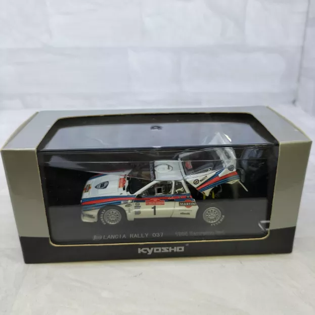 Kyosho Lancia 037 N 1 Martini 3rd Rally Sanremo 1985 H.toivonen J.piironen 1:43 03181C