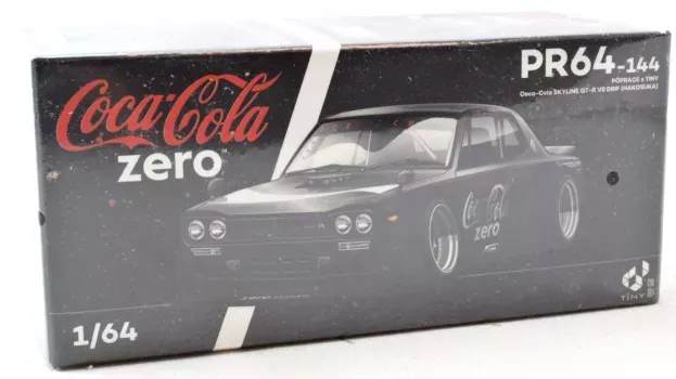 Pop Race Nissan Skyline Gt-r V8 r34 Drift Hakosuka Coca-cola Zero 2007 1:64 PR640144