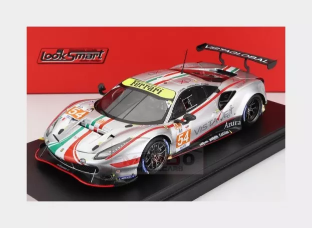 Looksmart Ferrari 488 Gte Evo 3.9l Turbo V8 Team Af Corse N 54 24h Le Mans 2022 T.flohr F.castellacci N.cassidy 1:43 LSLM143
