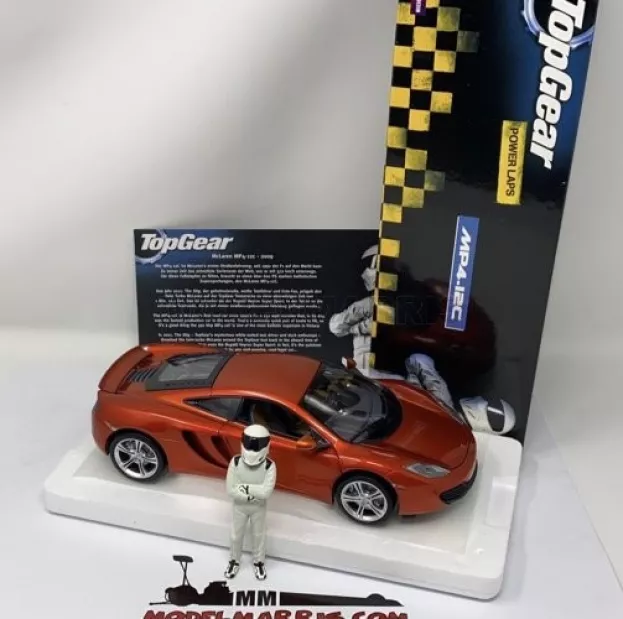 Minichamps Mclaren Mp4 12c Coupe Roadcar 2012 Top Gear With Figures 1:18 519101330