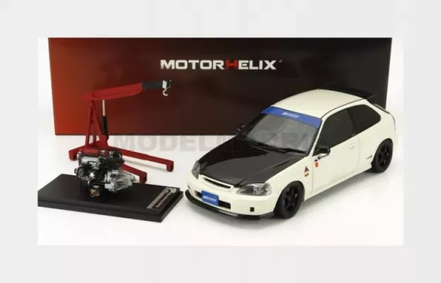 Motorhelix Honda Civic Ek9 Type R Spoon With Engine And Accessories 1999 1:18 M85015