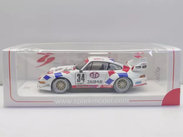 Spark Porsche 911 993 Gt2 Team Stp Taisan N 34 Winner Round 6 Gt1 Jgtc 1995 Taugio Matsuda Keiichi Suzuki 1:43 SJ153