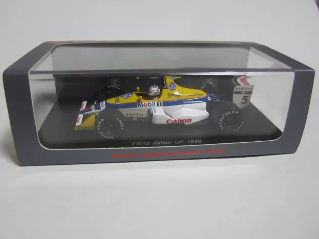 Spark Williams F1 Fw12 N 5 Italian Gp 1988 J.l.schlesser 1:43 S4029