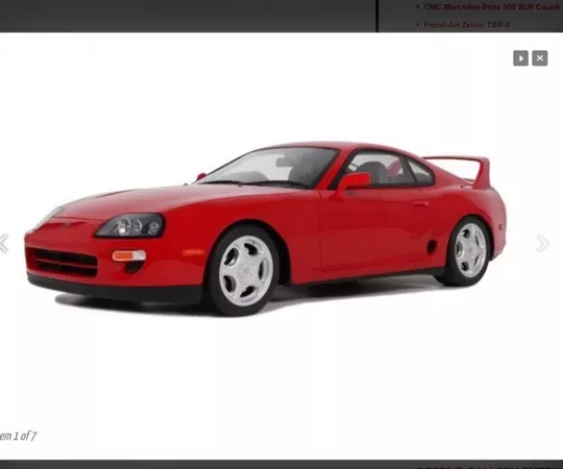 Ottomobile Toyota Supra MK4 Renaissance Red 1996 1:12 G084