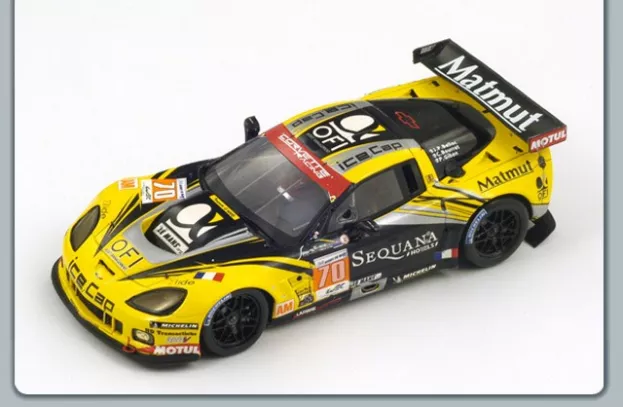 Spark Chevrolet Corvette C6 Zr1 Team Larbre Competition N 70 24h Le Mans 2012 J-p.belloc C.bourret P.gibon 1:43 S3736