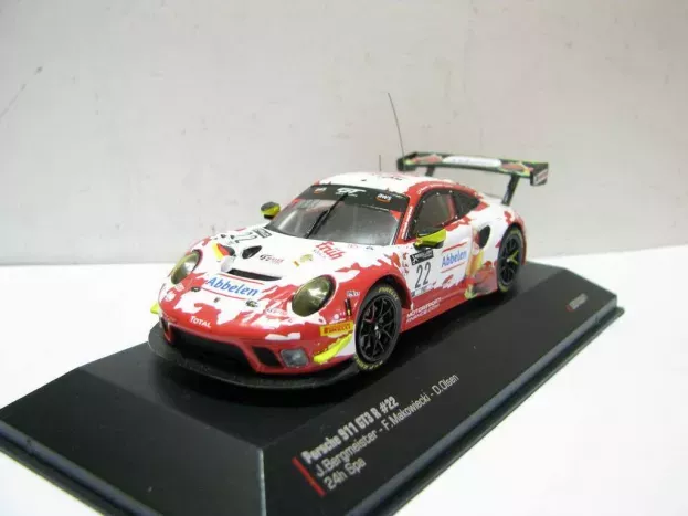 IXO Models Porsche 911 991-2 Gt3 R Team Frikarelli Racing N 22 24h Spa 2020 Jorg Bergmeister Frederic Makowiecki Dennis Olsen 1:43 LEGT43041