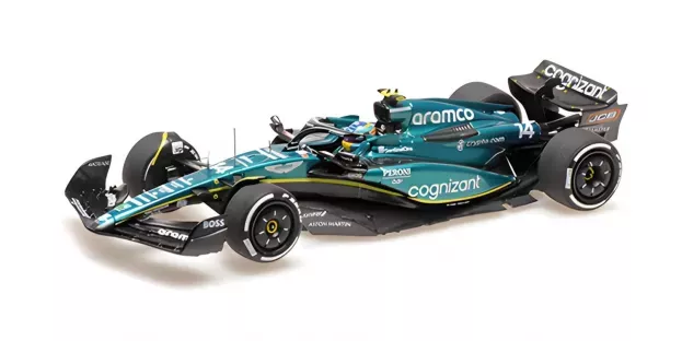 Minichamps Aston Martin F1 Amr23 Team Aramco Cognizant N 14 2nd Canada Gp 2023 Fernando Alonso 1:43 417230914