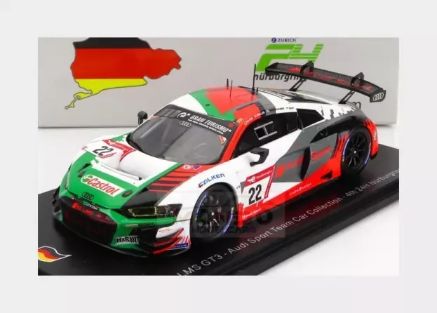Spark Audi R8 Lms Gt3 Team Audi Sport N 22 4th 24h Nurburgring 2022 C.haase N.muller P.niederhauser R.rast 1:43 SG842