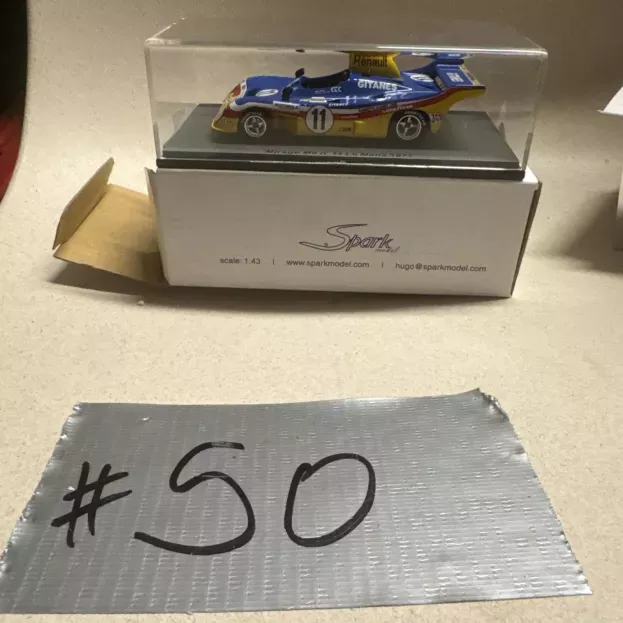 Spark Mirage M9 Gitanes N 11 24h Le Mans 1977 M.leclere S.posey 1:43 STME08