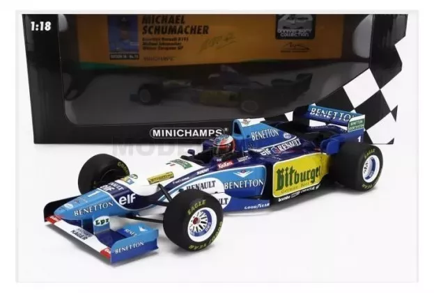 Minichamps Benetton F1 B195 Team Mild Seven Renault N 1 World Champion Winner European Gp 1995 Michael Schumacher 1:18 510953201