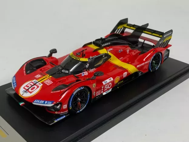 Looksmart Ferrari 499p 3.0l Turbo V6 Team Ferrari Af Corse N 50 5th 24h Le Mans pole Position 2023 Antonio Fuoco Miguel Molina Nicklas Nielsen 1:43 LSLM161