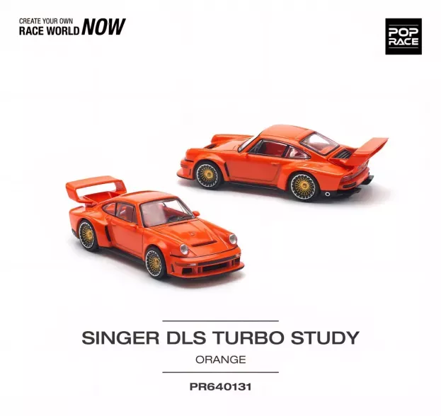 Pop Race Porsche base 911 Singer Dls Turbo 1991 1:64 PR640131