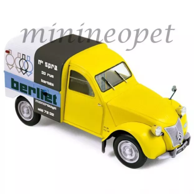 Norev Citroen 2cv Van Fourgonette Assistance Berliet 1956 1:18 181600