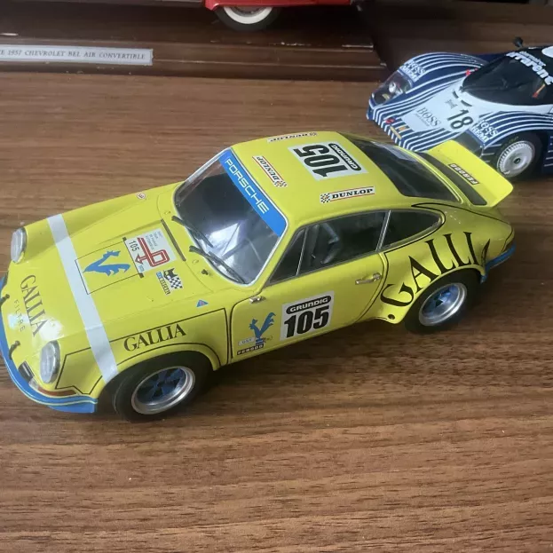 Solido Porsche 911 Rsr Coupe N 105 Rally Tour De France 1973 Jean Louis Lafosse Jean Pierre Angoulet 1:18 1801118