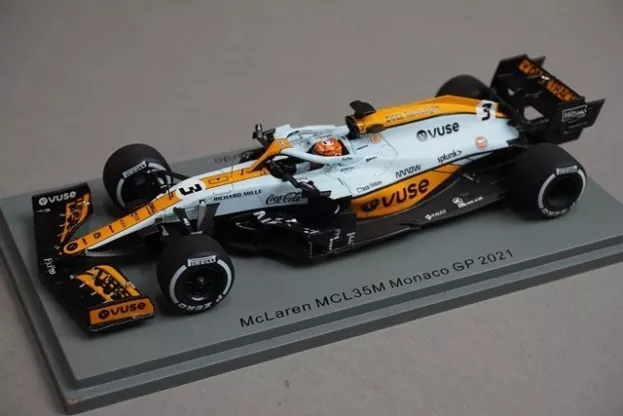 Spark Mclaren F1 Mcl35l Team Mclaren N 3 Monaco Gp 2021 Daniel Ricciardo 1:43 S7678