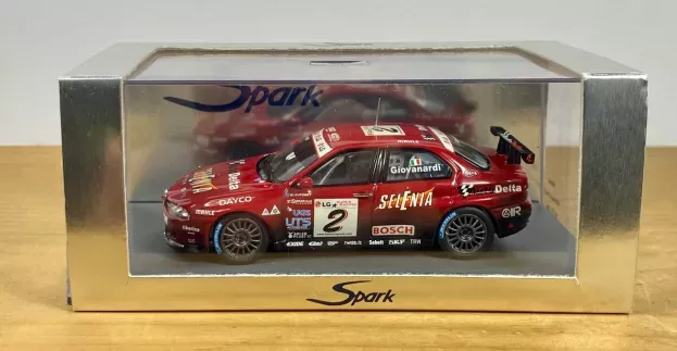 Spark Alfa Romeo 156 N 2 5th Etcc 2004 Giovanardi 1:43 S0464